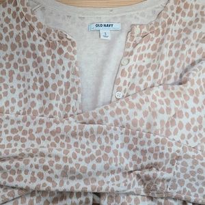 Old Navy Cheetah Cardigan